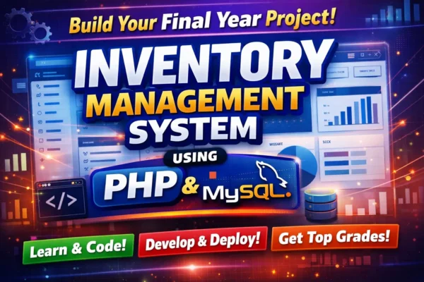 Best Inventory Management System using PHP and MySQL