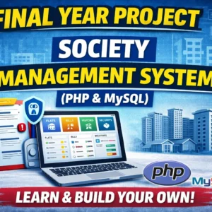 Advance Society Management System using PHP and MySQL with Source Code