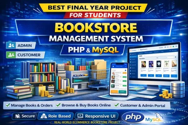 Best Bookstore Management System Using PHP & MySQL