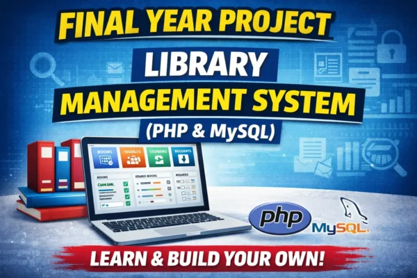 Best Library Management System Using PHP and MySQL