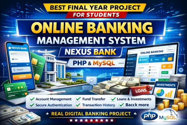 Best Online Banking Management System Project in PHP and MySQL