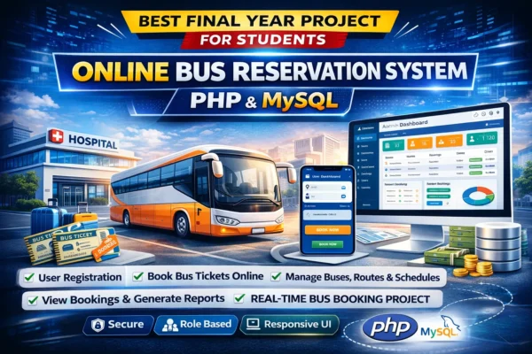Best Online Bus Reservation System in PHP & MYSQL
