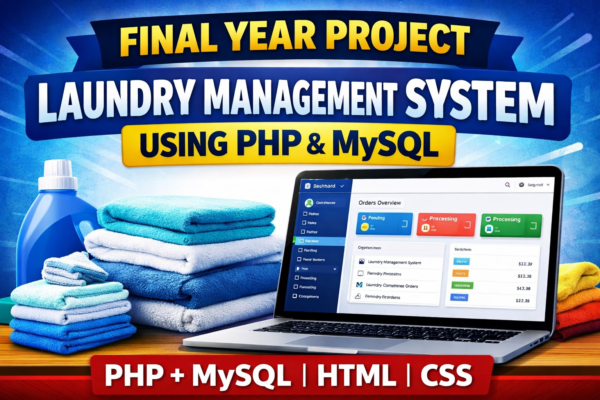 Laundry Management System Using PHP and MySQL