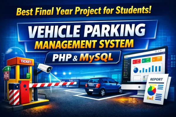 Best Vehicle Parking Management System using PHP & MYSQL