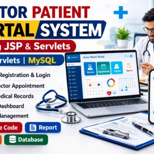 Doctor Patient Portal System Using JSP & Servlets with Source Code