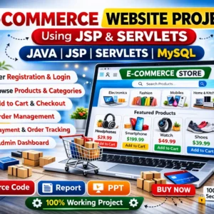 E-Commerce Website Project in Java Servlets (JSP) with Source Code