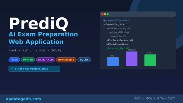 AI Exam Preparation Web App Using Flask Python