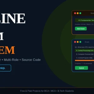 Online Examination System in PHP with Source Code